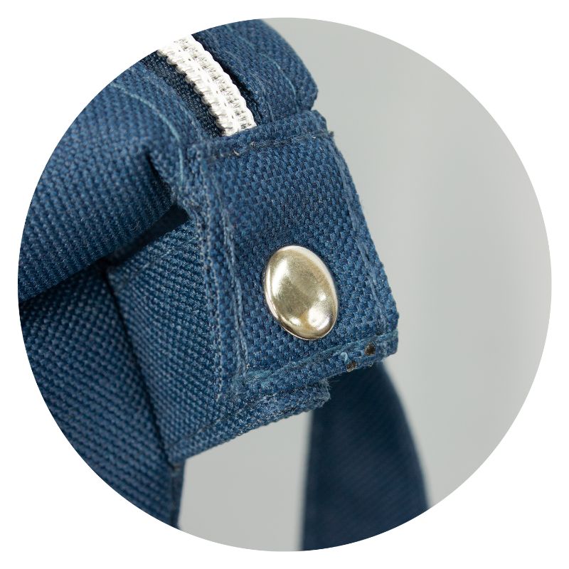 Stylish navy wine cooler bag set of 6, designed to keep bottles chilled with durable insulation and convenient storage pockets.