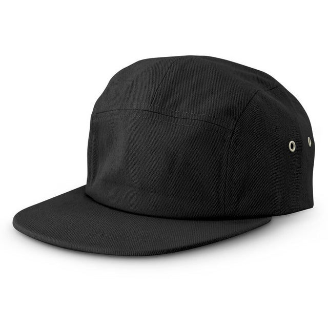Set of 12 Catalyst Black Caps featuring a low-profile design, heavy brushed cotton, and adjustable Velcro closure for comfort.