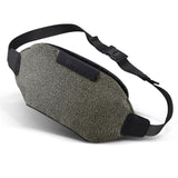 Sleek grey Urban Belt Bag featuring anti-theft design, adjustable strap, RFID protection, and versatile wearing options.