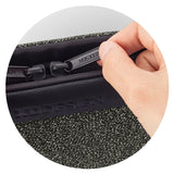 Urban Grey Belt Bag featuring anti-theft design, lockable zipper, and RFID protection for secure urban adventures.