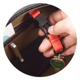 Black Bobby Sling Bag with anti-theft features, USB charging port, and eco-friendly materials, ideal for urban travelers.