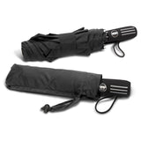 Black Director Umbrella by PEROS, featuring a 1050mm canopy, automatic opening, and compact fold for easy transport.