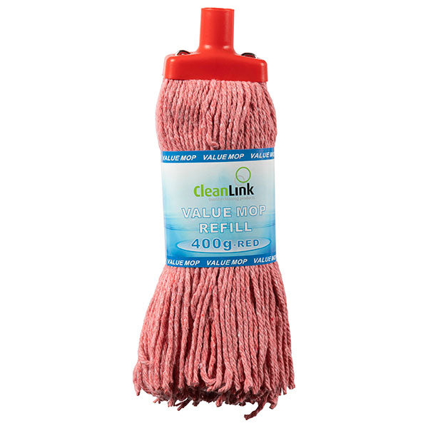 Durable Cleanlink Mop Handle 400gm Rd designed for efficient, powerful cleaning in homes and commercial spaces.