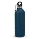 Set of 3 navy stainless steel vacuum bottles, 600ml, double wall, keeps drinks cold for 24 hrs or hot for 12 hrs.