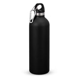 Intrepid Black vacuum bottle set of 3; 600ml stainless steel, keeps drinks cold for 24 hours or hot for 12.