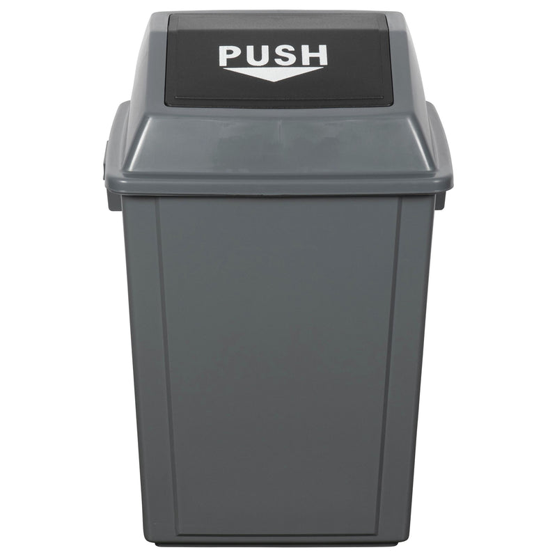 Cleanlink Rubbish Bin with Bullet Lid 40l Grey