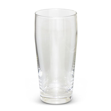 Set of 6 Rocco Beer Glasses, 380ml, clear glass tumblers with elegant design, perfect for craft beers and cocktails.