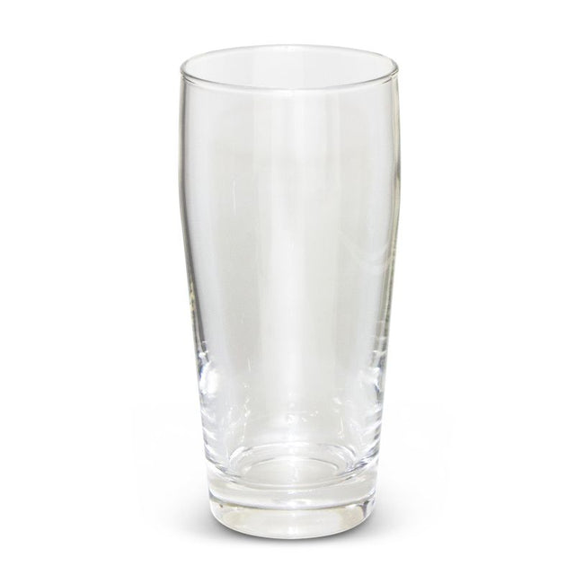 Set of 6 Rocco Beer Glasses, 380ml, clear glass tumblers with elegant design, perfect for craft beers and cocktails.