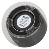 Swiss Peak Black Bass Speaker with 3W output, stainless steel design, Bluetooth connectivity, and 5-hour battery life.