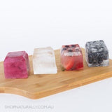 Avanti Silicone 6 Cup King Ice Cube Tray in red, creating jumbo ice cubes for drinks and versatile kitchen use.