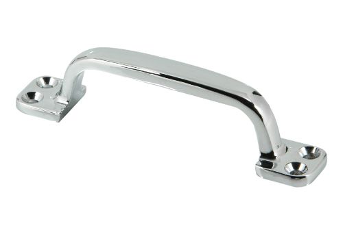 Sleek 120mm chrome-plated pull handle, crafted from durable zinc, perfect for doors and cabinets with easy installation.