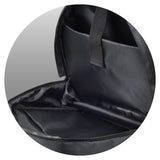 Black Legacy Laptop Backpack designed for 15.6-inch laptops, featuring durable 1680D polyester and multiple organizational pockets.