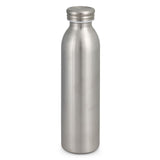Set of three elegant silver vacuum bottles with 600ml capacity, featuring vacuum insulation and a secure stainless-steel lid.