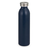 Set of 3 Vanguard Matt Navy vacuum insulated bottles, 600ml, stainless steel, sleek design, BPA-free, secure screw-on lid.