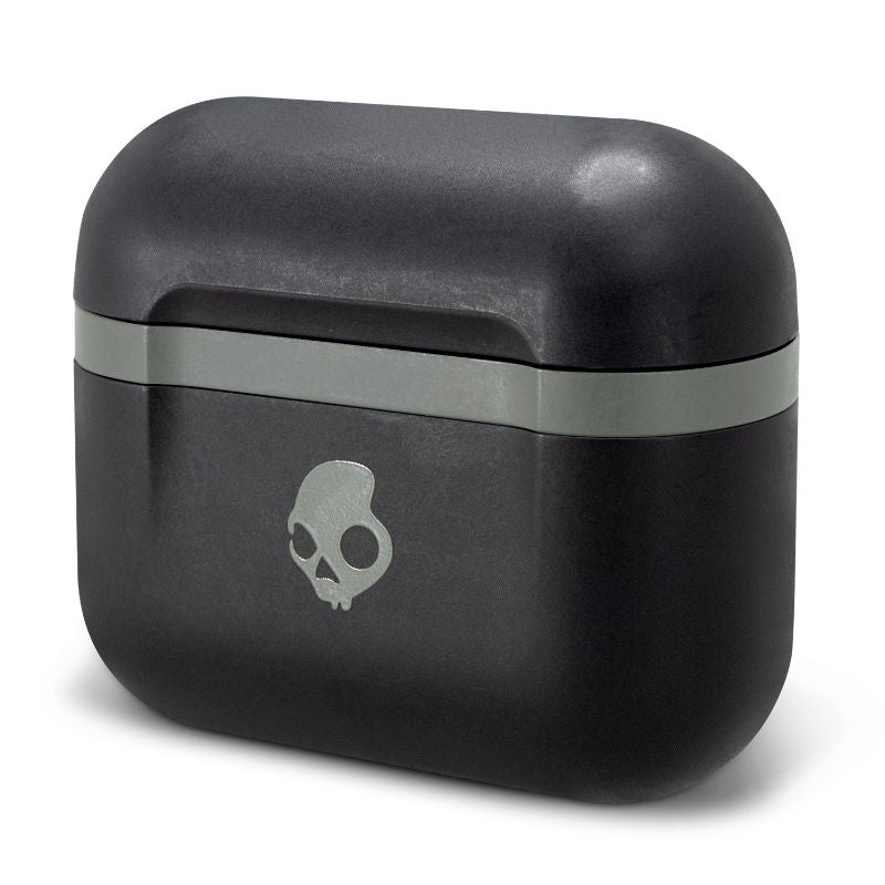 Skullcandy Indy Evo True Wireless Earbuds in Black, delivering crisp sound, 6 hours playtime, IP55 water resistance, and touch controls.