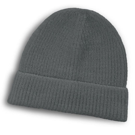 Dark grey avalanche brushed beanie with thick cuff, perfect for warmth and style in chilly weather. Pack of 6 units.