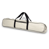 Boundary Cricket Set - Natural featuring a pine wood bat, stumps, bails, soft red ball, and stylish carry bag for outdoor fun.