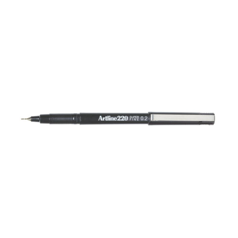 Artline 220 Fineliner Pen 0.2mm Hangsell Black