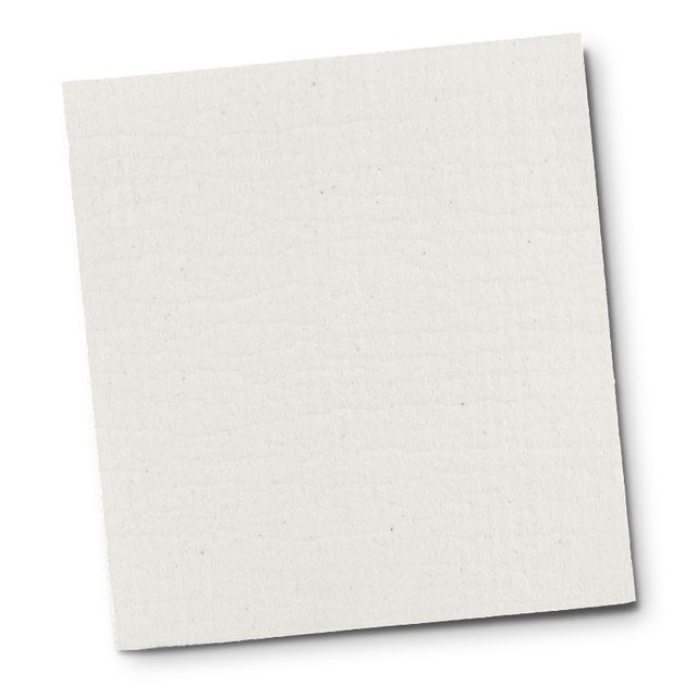Eco-friendly pack of 30 white dish cloths, made from durable cellulose and cotton, highly absorbent and odour-resistant.