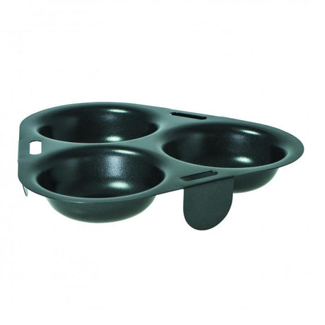 Avanti N-12160 3 Egg Poach: Non-stick poacher for three perfectly cooked eggs, ideal for effortless breakfasts and meals.