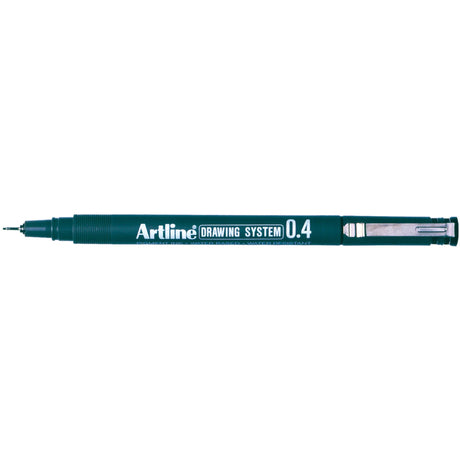 Artline 234 0.4mm Black Drawing Pen set, featuring precision nib for technical drawing, fade-proof ink, and ergonomic design.