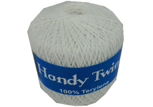 Six rolls of durable, 100% Terylene twine for crafting, gardening, and home organization.