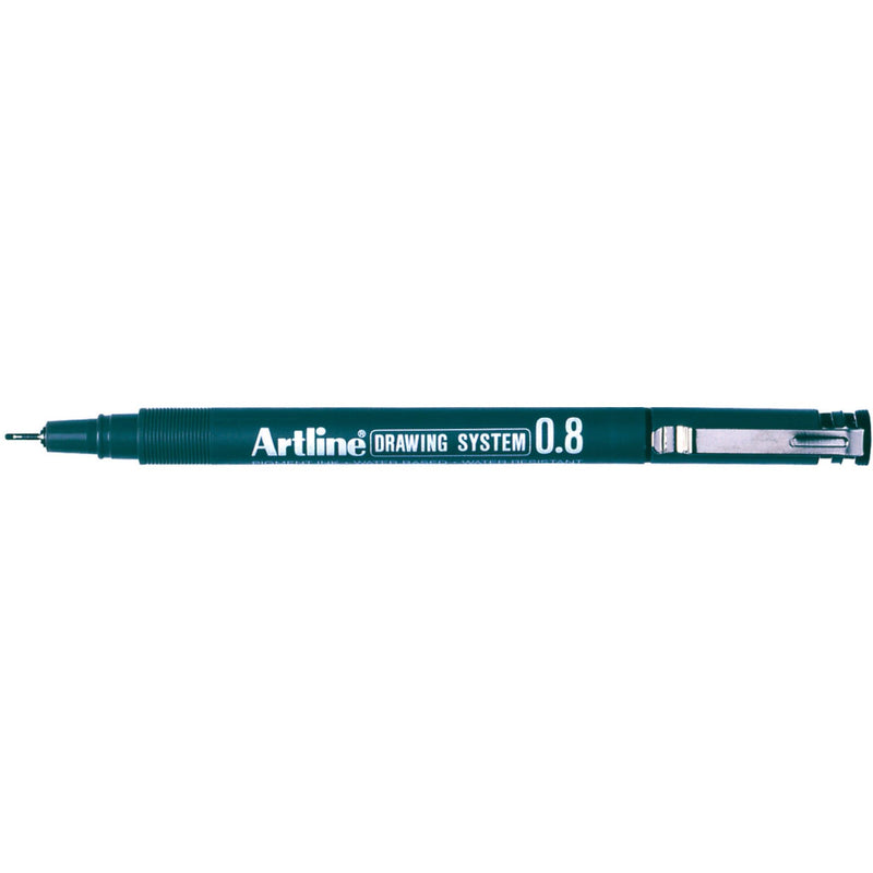 Artline 238 Drawing System Pen 0.8mm Black -12 units