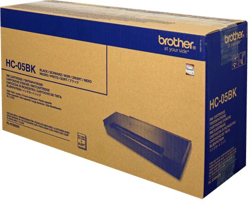 Brother HC05BK Black Ink Cartridge for Brother printers, delivers sharp, high-quality prints with a yield of up to 30,000 pages.