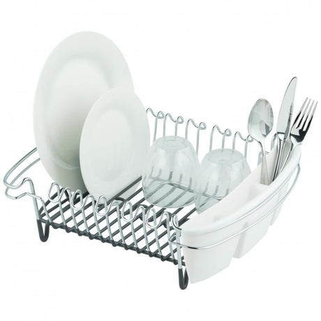 Compact Avanti Heavy Duty Dishrack for efficient dish drying, with a non-slip base and durable design for small kitchens.