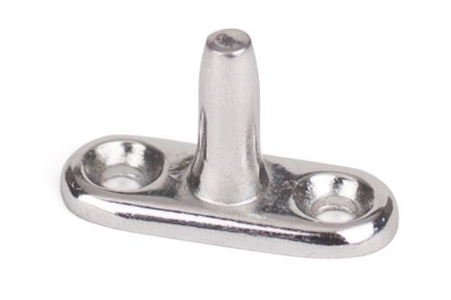 Chrome-plated zinc peg for fanlight stay, measuring 33x13x20mm, ideal for repair and upgrade of fanlight systems.