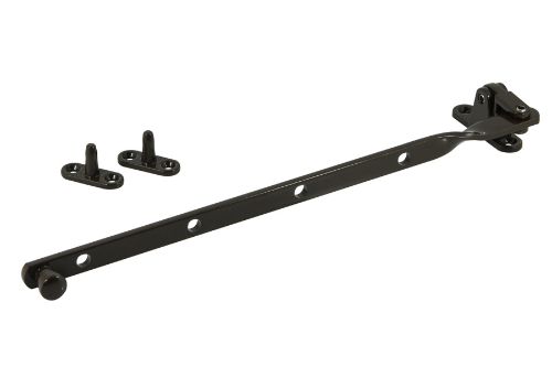 Fanlight Stay 305mm in Florentine Bronze, designed for top hung windows with durable materials and customizable opening options.