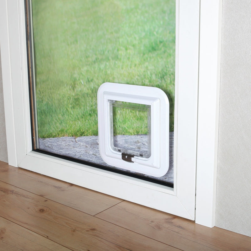 Cat Door 4 Way for Glass - XL