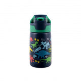 Avanti YumYum 375ml insulated bottle in colorful Dinosaur Parade design, perfect for keeping drinks hot or cold.