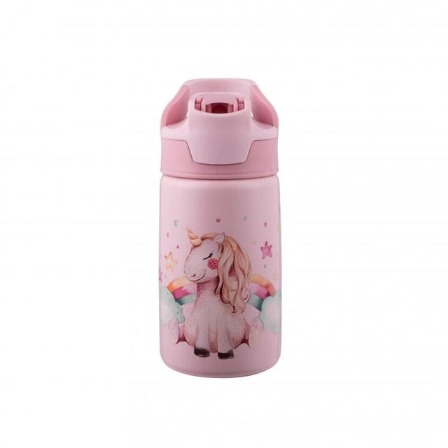 Avanti YumYum 375ml insulated bottle featuring a vibrant Unicorn Dream design, perfect for keeping drinks hot or cold.