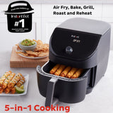 Instant Pot Vortex Slim Air Fryer 5.7L: compact air fryer with EvenCrisp technology for quick, healthy meals and easy cleanup.