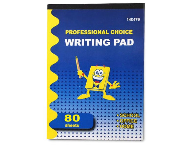 Premium Writing Pad bundle featuring 80 smooth, durable sheets per pad—ideal for notes, sketches, and to-do lists.