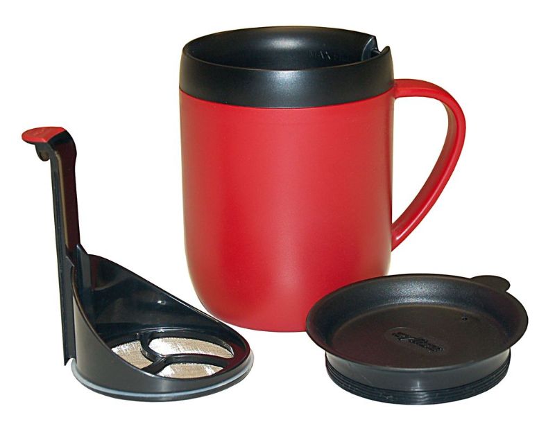 Hot Mug Coffee Plunger - Zyliss Cafetiere (Red)
