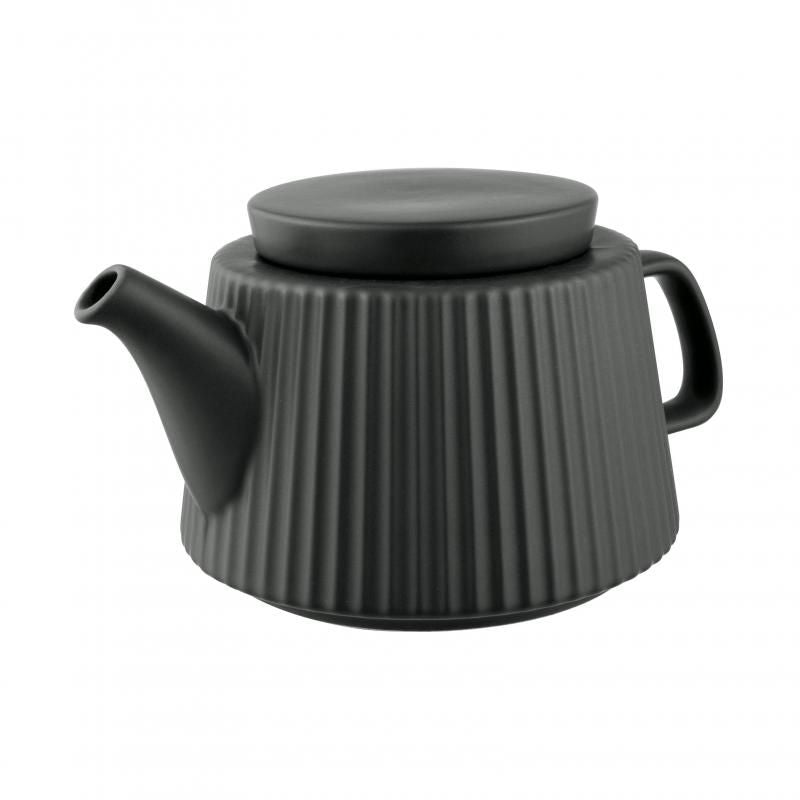 Elegant Avanti Siena Teapot 950ml in Charcoal, perfect for stylish tea serving with a user-friendly design.