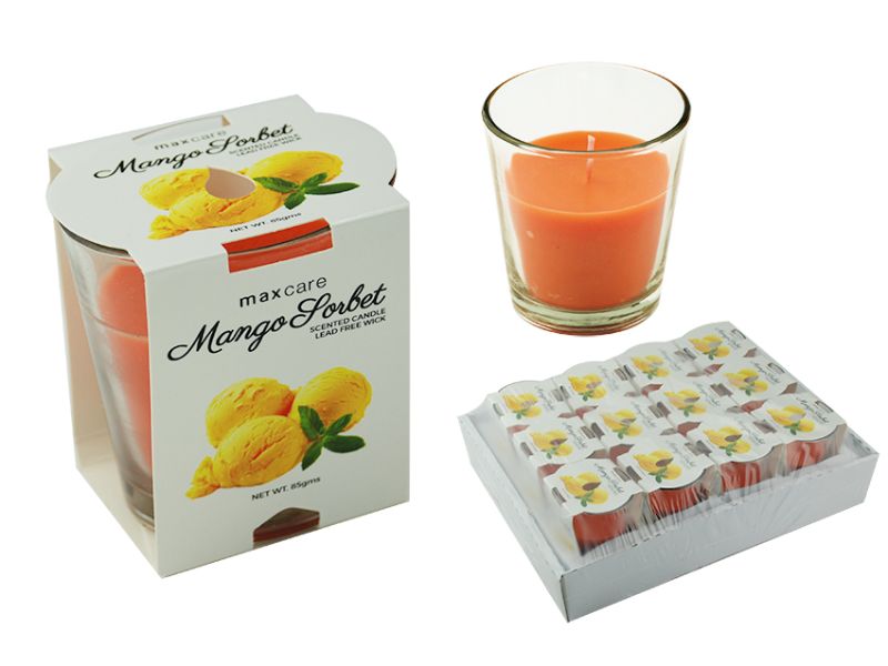 Scented Candle in Tumbler - MC Mango Sorbet (12 Units)