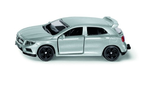 Die-cast SIKU model of Mercedes GLA 45 AMG, showcasing realistic detailing and safe materials for collectors and kids.