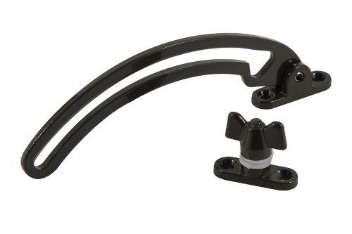 Top hung window stay in Florentine Bronze finish, crafted from zinc for durability and elegance, ideal for ventilation control.