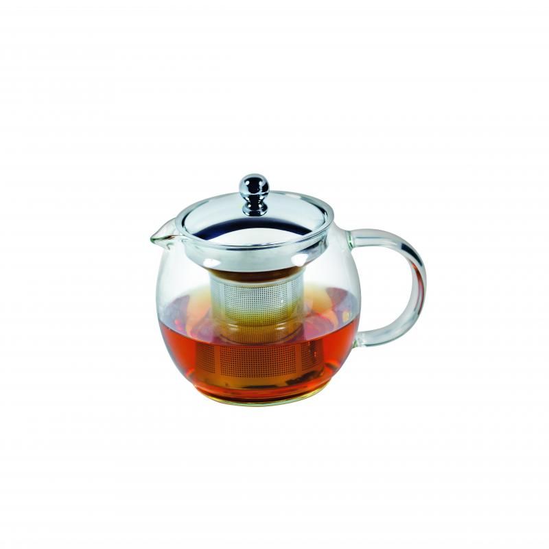 Avanti Ceylon Glass Teapot with Infuser, 750ml, showcasing elegant borosilicate glass for effortless tea brewing.