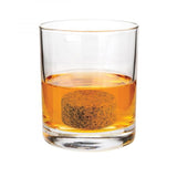 Avanti Whiskey Puck Set: six reusable granite pucks that chill drinks without dilution, ideal for whiskey lovers.