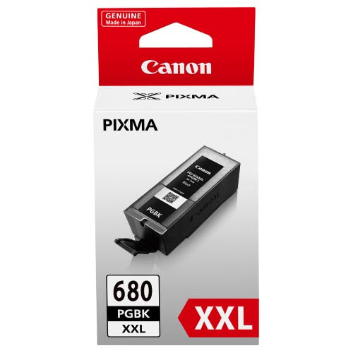 Black extra high yield ink cartridge for Canon Pixma printers, delivering smudge-resistant, vibrant prints.