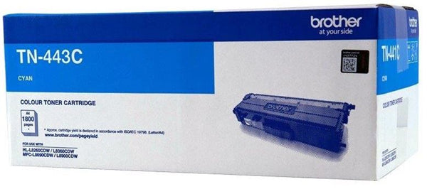 Cyan toner cartridge for Brother printers, yields up to 4,000 pages, ensures vibrant and professional document quality.