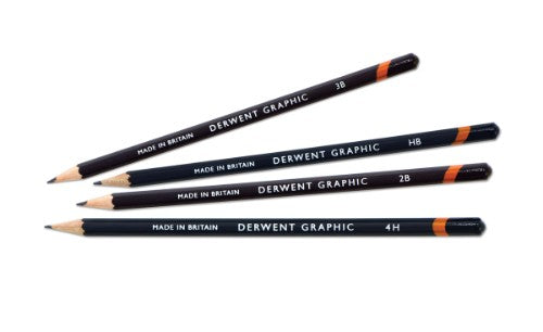 Derwent Graphic Pencils - Soft Pencils Tin of 12