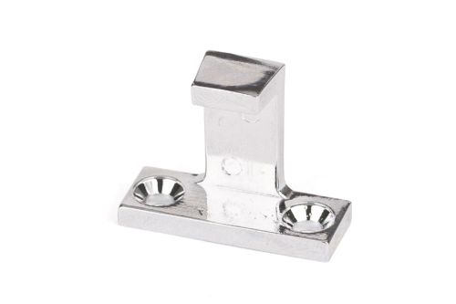 Chrome-plated clip for 180 casement stay, made from durable zinc, ensuring window functionality and aesthetic appeal.