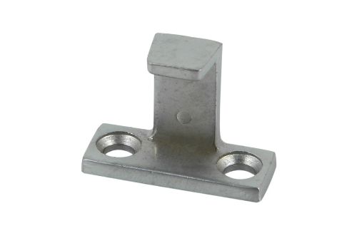 Satin chrome plated clip for 180 casement stay, made of durable zinc, measuring 32 x 11 x 24 mm, ensuring smooth window operation.