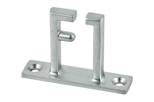 Satin chrome plated casement stay designed for 180 windows, made of durable zinc for stylish and reliable performance.