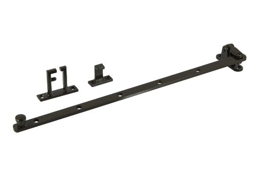 Casement Stay 355mm in Florentine Bronze for side hung windows, crafted from brass and zinc for durability and style.